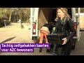 Madelien brengt bus vol taarten om AZC op te fleuren