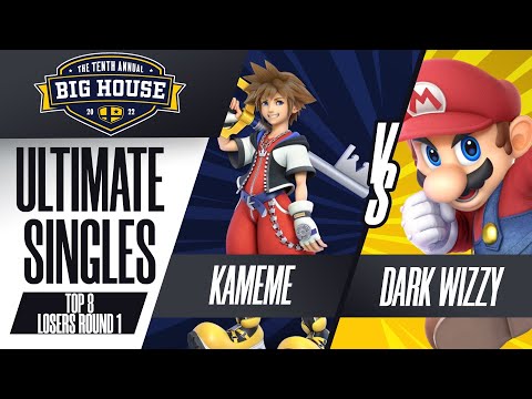 Kameme vs Dark Wizzy - Ultimate Singles Top 8: Losers Round 1 - TBH10 | Sora vs Mario