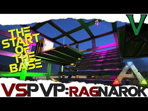 Building The Main Base! | VsPVP: Ragnarok 'On | ARK: Survival Evolved | S2:EP9