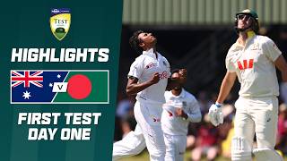 Australia v Bangladesh | First Test | Day One