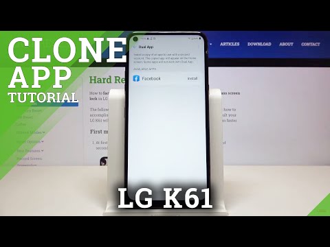 How to Clone Apps in LG K61 – Dual Apps