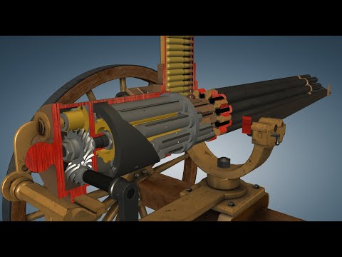 How a Gatling Gun Works