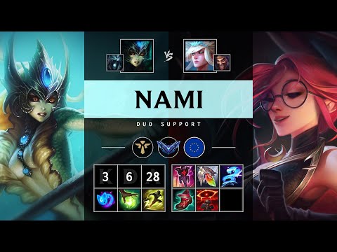 Nami Support vs Janna - EUW Diamond Patch 25.09