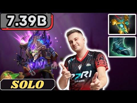 Solo DAZZLE Hard Support Gameplay Patch 7.39b - Dota 2 Support