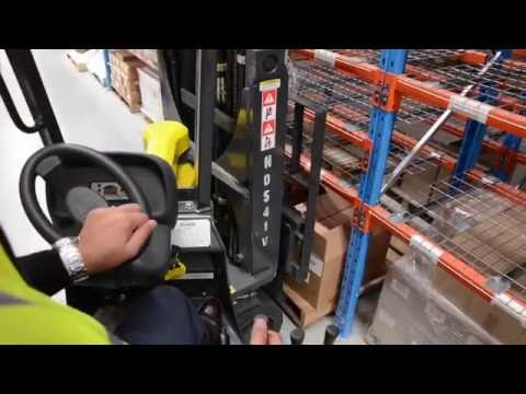 Aisle-Master Articulated and Narrow Aisle Forklift Applications