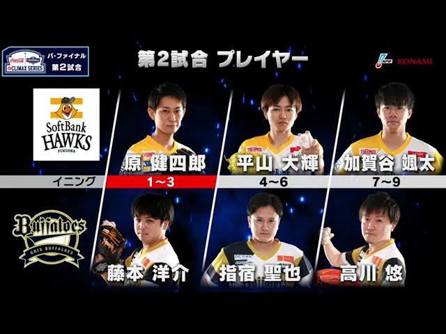 【eBASEBALL】eクライマックスシリーズ ファイナルステージ H-B 第2戦