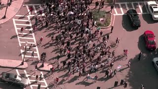 Thousands march in Boston for transgender, racial equality