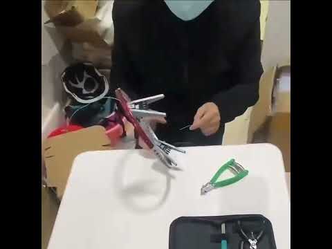 ~子甄彣璟~拉線四齒飛夾 羽毛球拍 手工 穿線拉線機 固定夾子 羽毛球 纏線機器配件 飛夾 固定夾