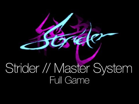 strider master system test