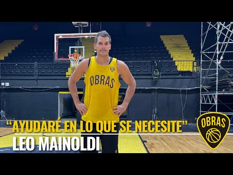 Leo Mainoldi, nuevo refuerzo de Obras / Declaraciones / Liga Nacional 2024-25