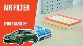 Youtube thumbnail of video "How to replace the air filter Leon mk3 1.5 TSI 💨"