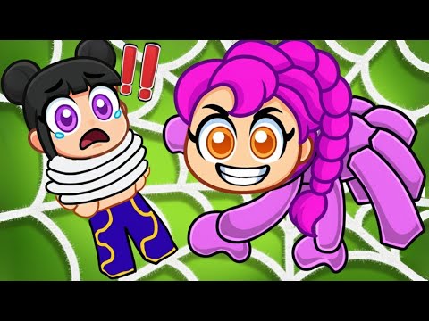 BITTEN by a HUNTRIX SPIDER in Roblox! (Kpop Demon Hunters)