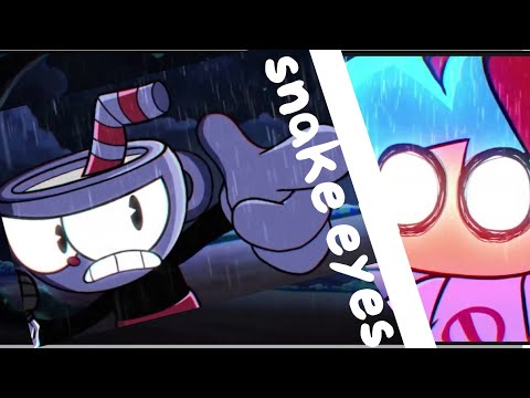 Cuphead snake eyes PERFECT HARD (first song)- Fnf indie cross full
