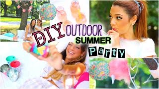 DIY Outdoor Retro Summer Party! Treats, Decor, Outfits, Recipes ++ more ♡