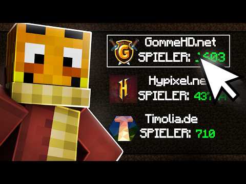 Paluten besucht alte Minecraft Server (GOMMEHD, HYPIXEL, TIMOLIA)