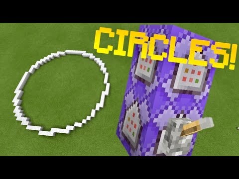 How to make a CIRCLE ⭕️ in Minecraft PE// [Minecraft...