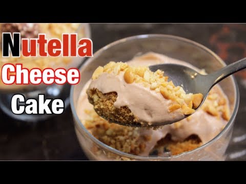 No-Bake Nutella Cheese Cake Recipe by (Cook with Madeeha)#2019Ramadan #dessert