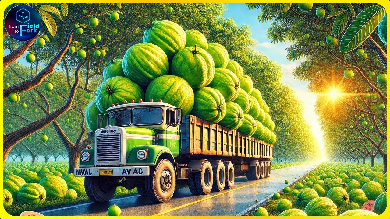 How Chinese Farmers Harvest Millions of Guavas: Organic Cultivation Technology | Farming Documentary