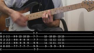 RHCP - I could die for you (lesson w/ tabs)