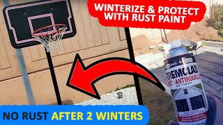 Best Rust Paint - TremClad Rust paint in Winter Weather - Rust Protecting Outdoor Furniture & Decor