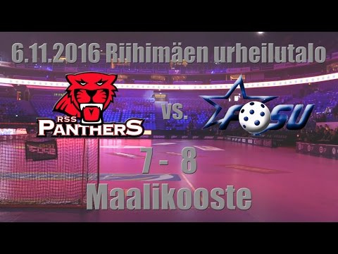 Maalikooste RSS Panthers vs  FoSu  6 11 2016