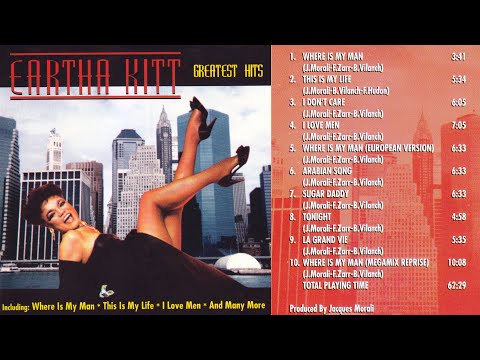 EARTHA KITT 🐾 GREATEST DANCE HITS (x10 track collection) Hi-NRG Disco Eurobeat House Synth Pop 80s