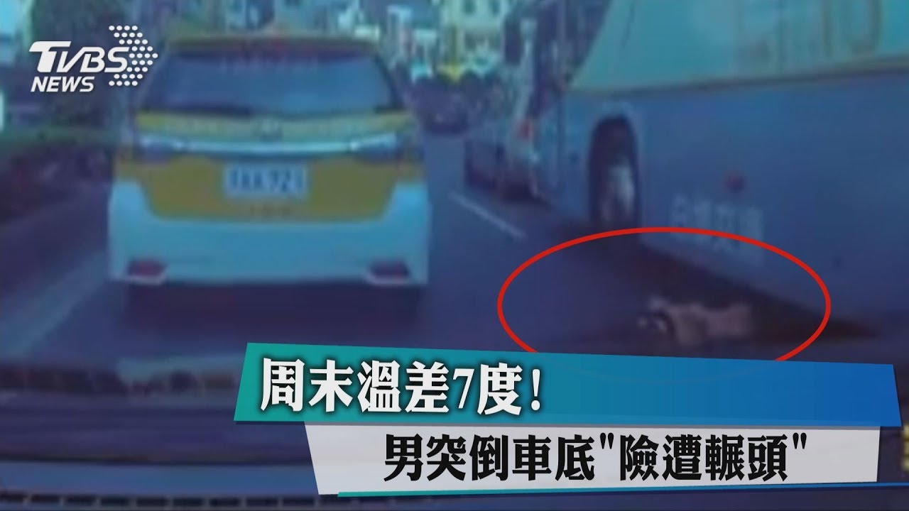 週末溫差7度！　男突倒車底險遭輾頭