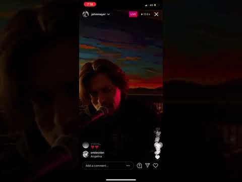 All I want is to be with you ~ John Mayer via his Instagram Live 28/03/2021