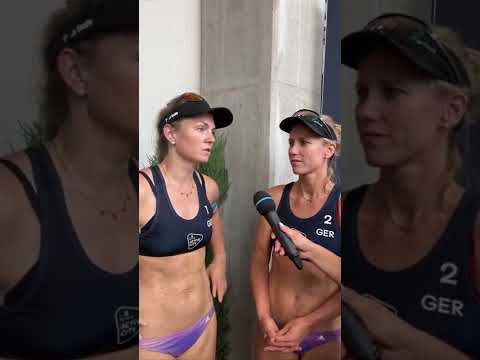 Karla Borger & Julia Sude Interview - Germany Beach Volleyball Girls - Beach Pro Tour 2022
