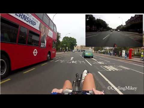 Mikey screws up and rides in the door zone