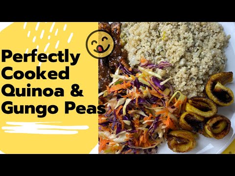 Quinoa and Gungo Peas (Pigeon Peas)