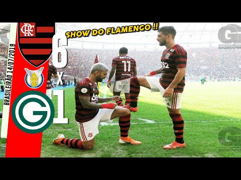 Flamengo 6 x 1 Goiás - Melhores Momentos Completo (1080p)  ARRASCAETA DESTRUIU! Brasileirão 14/07