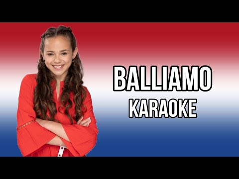 Luna Sabella - Balliamo | Karaoke Version (Instrumental) 🇳🇱