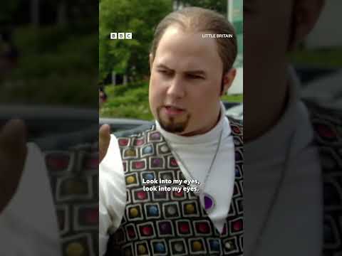 Escaping a sticky situation with hypnosis... #littlebritain #shorts #hypnosis