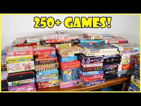 Our HUGE Board Game & Card Game Collection! 250+ Games! | Board Game Night