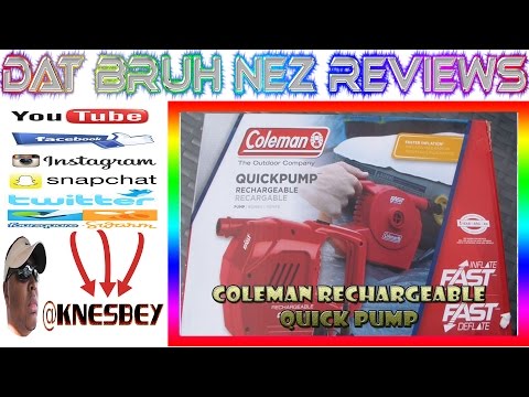 COLEMAN RECHARGEABLE QUICK PUMP