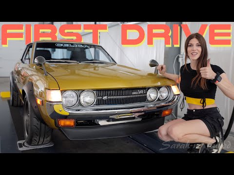 IT MOVES! // 2UZ V8 1974 Toyota Celica