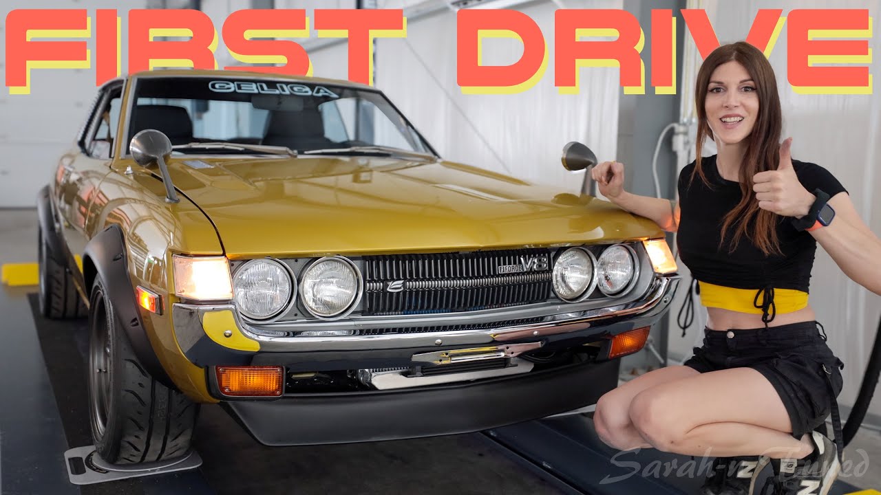 IT MOVES! // 2UZ V8 1974 Toyota Celica