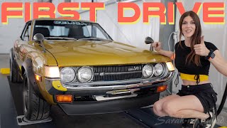 It Moves! // 2uz V8 1974 Toyota Celica