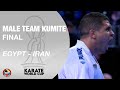 EGYPT IRAN FINAL MALE TEAM KUMITE KARATE WORLD CUP 2024 WORLD KARATE FEDERATION