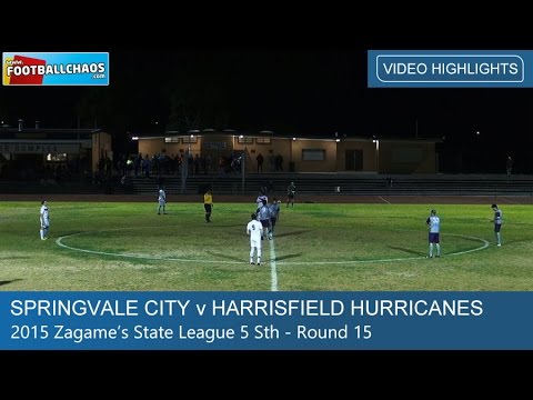 2015 FFV Rd 15 - Springvale City v Harrisfield Hurricanes