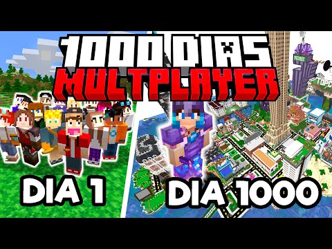 SOBREVIVI 1.000 DIAS NUM SERVER SURVIVAL COM YOUTUBERS - O FILME