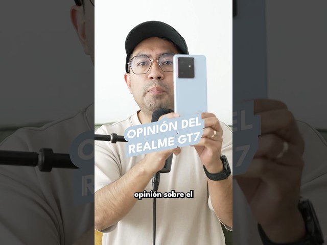 Vídeo relacionado con realme GT 7 5G Smartphone 12+256GB, Azul, Pantalla de 6.78 Pulgadas, Refresco de 120Hz, Carga Rápida de 120W, Batería de 7000mAh, Cámara de 50MP 2X, Chipset MediaTek Dimensity 9400e, IP69