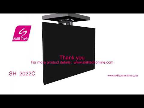 skill tech fold-up retractable tv ceiling mount sh 2022c