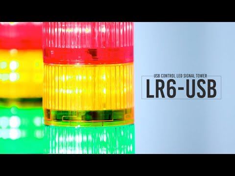 Colonne lumineuse de signalisation - interface USB LR6