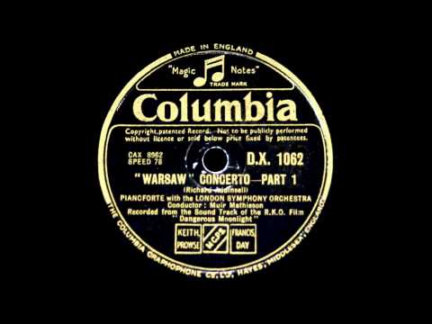 Original Film Soundtrack: Louis Kentner plays Addinsell Warsaw Concerto (1941)