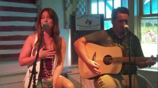 Lisa Torres and Eric Torres playing at the Fontanel