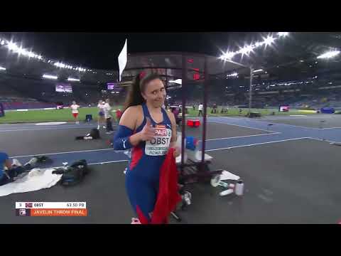 Top 3 women's javelin throw Rome 2024