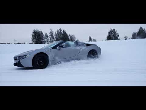 BMW i8 Spyder at our BMW Winter Driving Experience event in Rovaniemi 2019