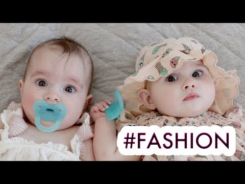 McBABY MONDAY FASHION WEEK 2018 - TWIN BABY GIRLS CLOTHING HAUL /// McHusbands